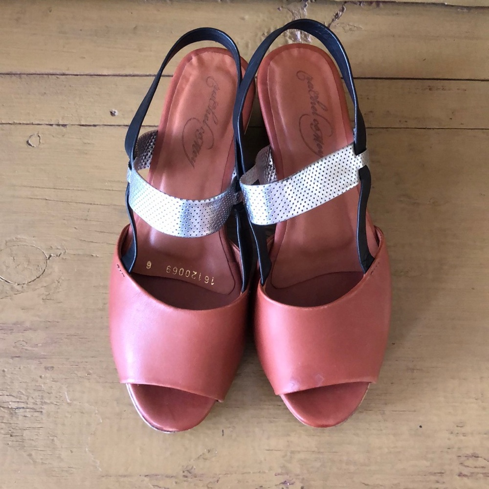 Rachel Comey mud and silver Kinta sandal